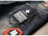 Jeans patchwork da uomo ATREND