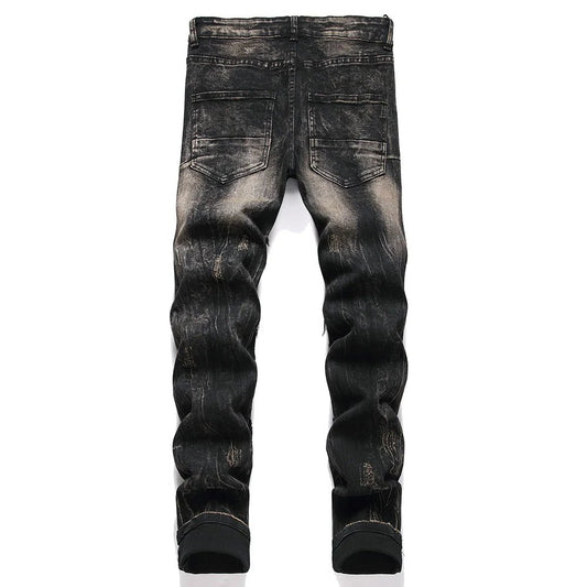 Jeans punk con bottoni da uomo ATREND