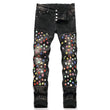 Jeans punk con bottoni da uomo ATREND
