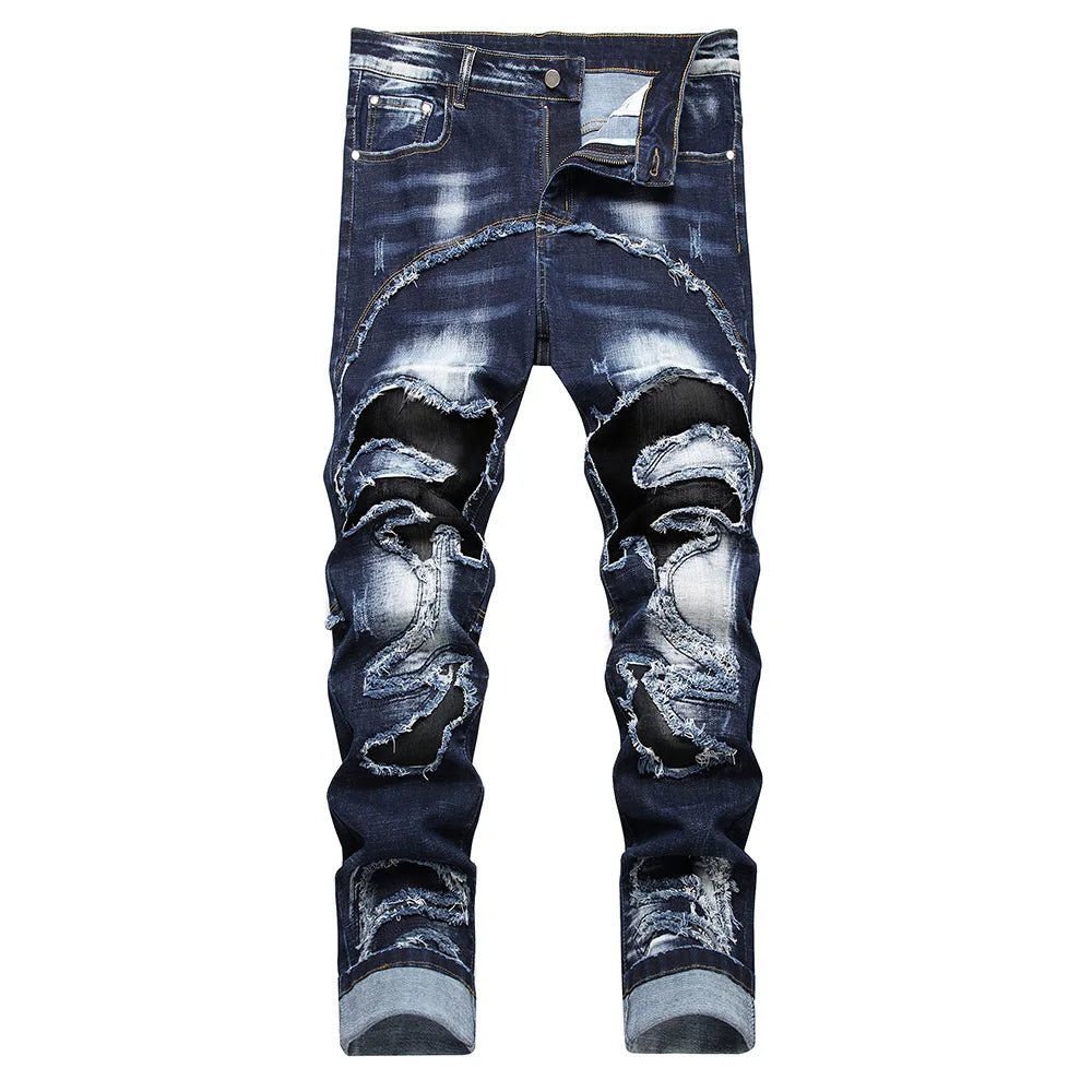 Jeans strappati elasticizzati da uomop ATREND