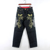 Jeans streetwear con disegno grafico da uomo ATREND