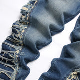 Jeans streetwear plissettati da uomo ATREND