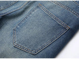 Jeans streetwear plissettati da uomo ATREND