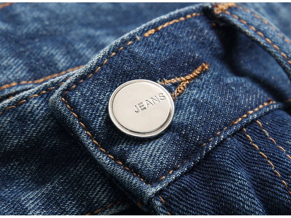 Jeans streetwear plissettati da uomo ATREND