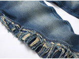 Jeans streetwear plissettati da uomo ATREND