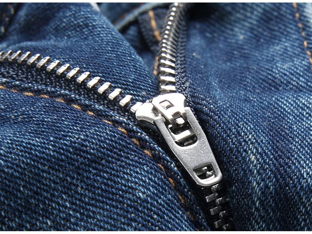 Jeans streetwear plissettati da uomo ATREND