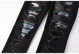 Jeans streetwear strappati da uomo ATREND