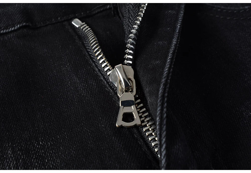 Jeans streetwear strappati da uomo ATREND