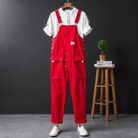 Jumpsuit cargo casual da uomo ATREND