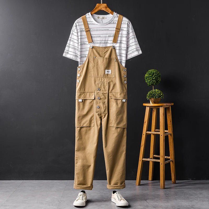 Jumpsuit cargo casual da uomo ATREND