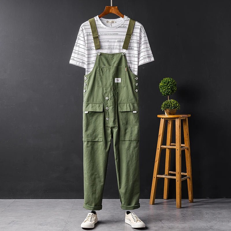 Jumpsuit cargo casual da uomo ATREND