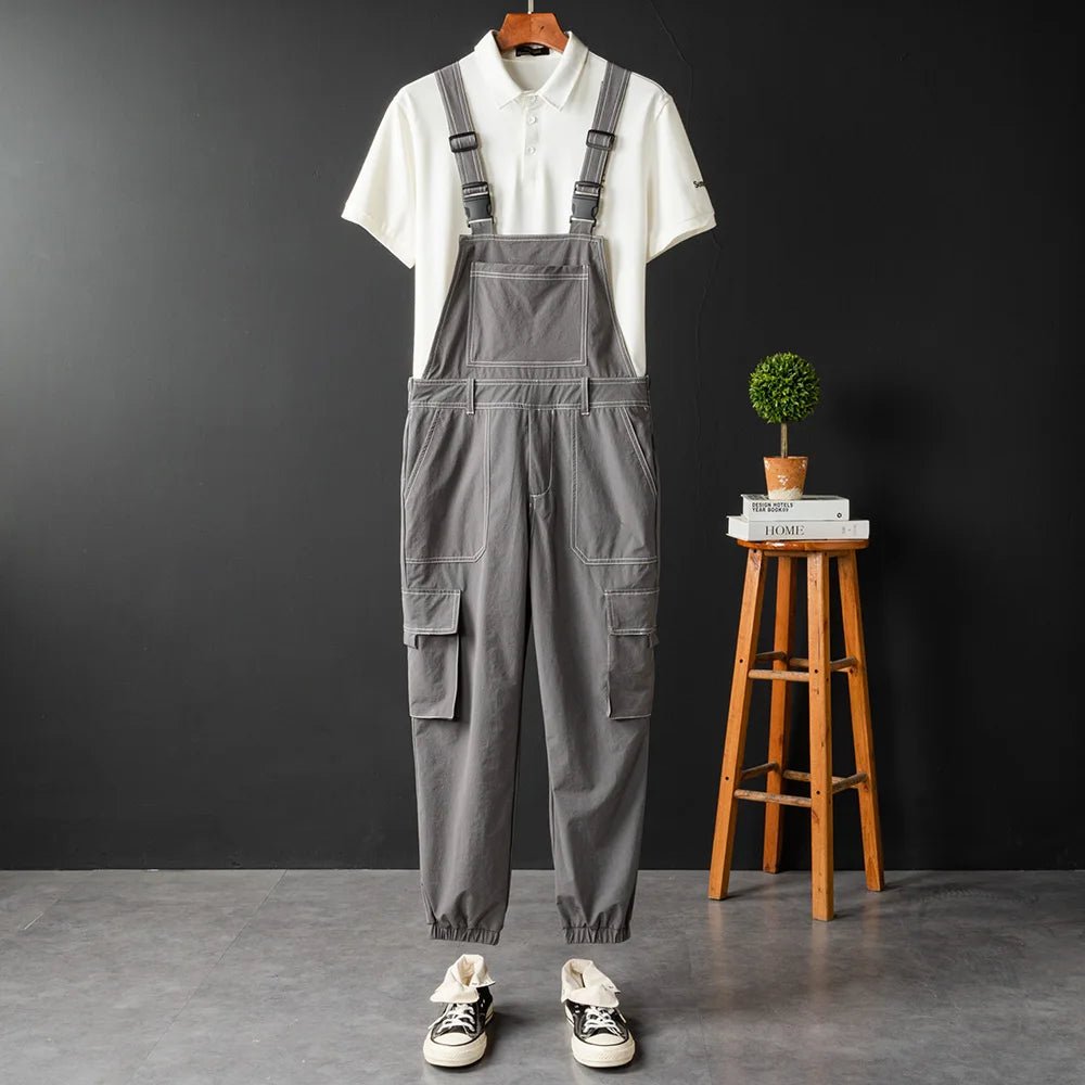 Jumpsuit cargo multi tasche da uomo - jumpsuit uomo ATREND