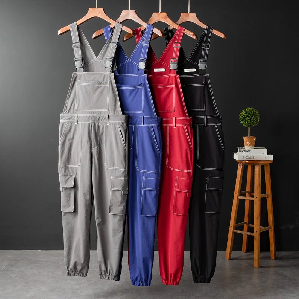 Jumpsuit cargo multi tasche da uomo - jumpsuit uomo ATREND