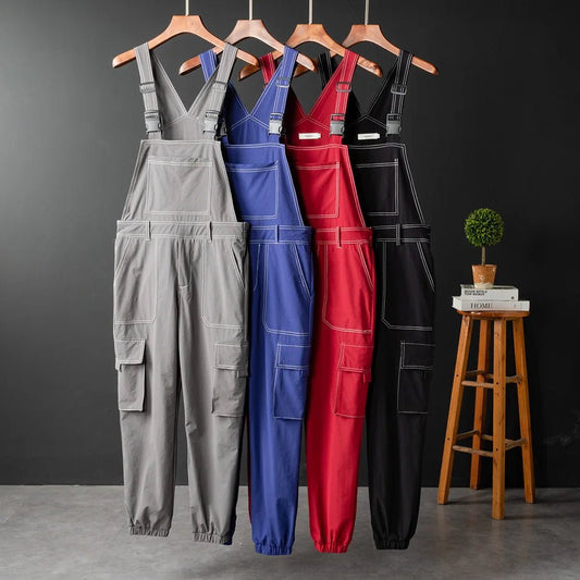 Jumpsuit cargo multi tasche da uomo - jumpsuit uomo ATREND