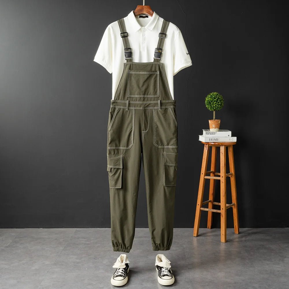 Jumpsuit cargo multi tasche da uomo - jumpsuit uomo ATREND