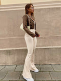 Jumpsuit casual a fascia senza spalline ATREND