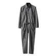 Jumpsuit casual a maniche lunghe da uomo - jumpsuit uomo ATREND