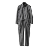 Jumpsuit casual a maniche lunghe da uomo - jumpsuit uomo ATREND