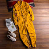 Jumpsuit casual a maniche lunghe da uomo - jumpsuit uomo ATREND