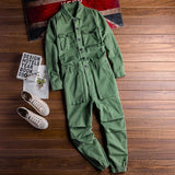 Jumpsuit casual a maniche lunghe da uomo - jumpsuit uomo ATREND
