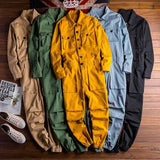 Jumpsuit casual a maniche lunghe da uomo - jumpsuit uomo ATREND
