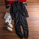 Jumpsuit casual a maniche lunghe da uomo - jumpsuit uomo ATREND