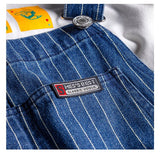 Jumpsuit casual a righe da uomo - jumpsuit uomo ATREND