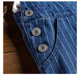 Jumpsuit casual a righe da uomo - jumpsuit uomo ATREND