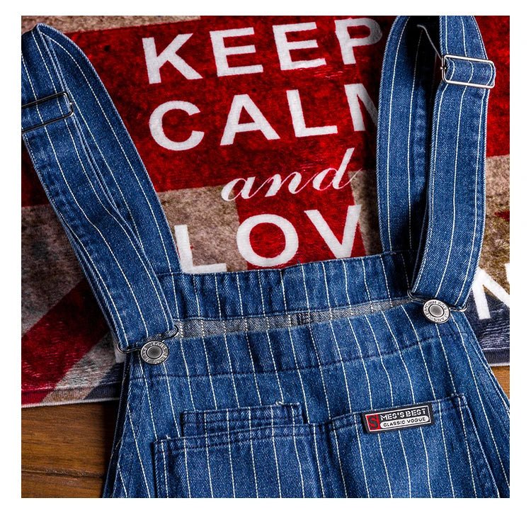 Jumpsuit casual a righe da uomo - jumpsuit uomo ATREND