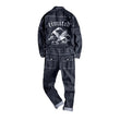 Jumpsuit di jeans a maniche lunghe da uomo - jumpsuit uomo ATREND