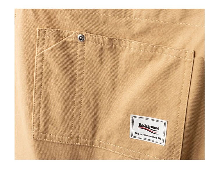 Jumpsuit di jeans casual corta da uomo ATREND