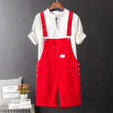 Jumpsuit di jeans casual corta da uomo ATREND