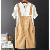 Jumpsuit di jeans casual corta da uomo ATREND