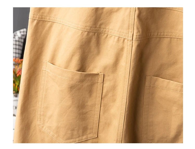 Jumpsuit di jeans casual corta da uomo ATREND