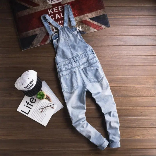 Jumpsuit in jeans casual da uomo - jumpsuit uomo ATREND