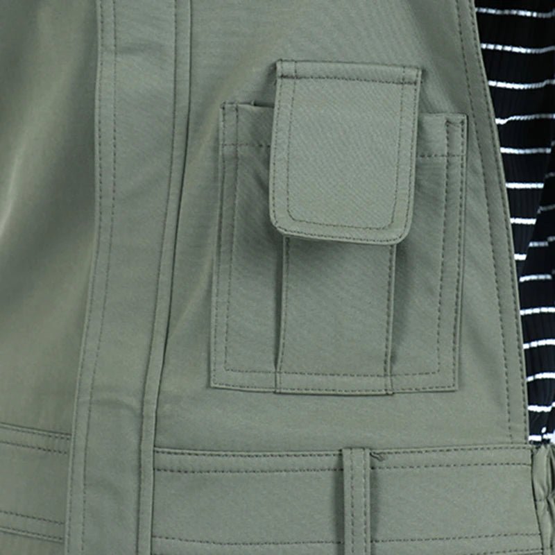 Jumpsuit multi tasche con elastici laterali da uomo - jumpsuit uomo ATREND