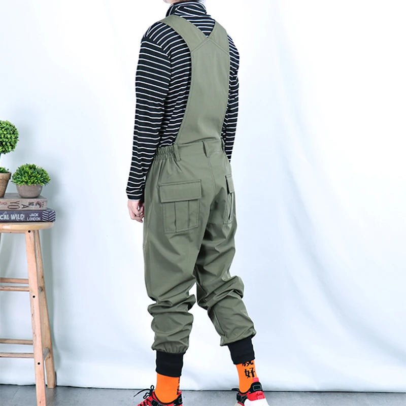 Jumpsuit multi tasche con elastici laterali da uomo - jumpsuit uomo ATREND