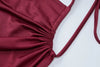 Jumpsuit regolabile con lacci e spacco laterale da donna ATREND