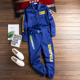 Jumpsuit sportiva con stampa a lettere da uomo - jumpsuit uomo ATREND