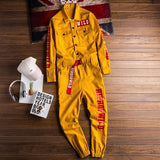Jumpsuit sportiva con stampa a lettere da uomo - jumpsuit uomo ATREND