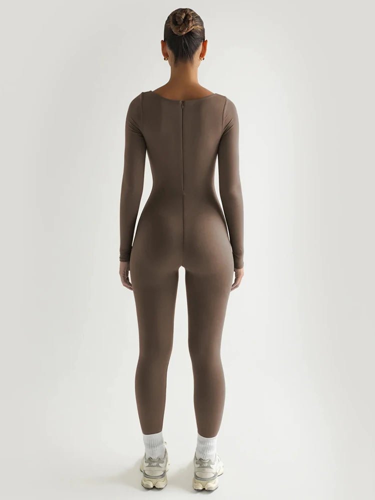 Jumpsuit sportiva a maniche lunghe da donna ATREND