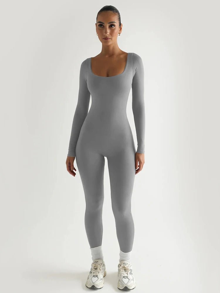 Jumpsuit sportiva a maniche lunghe da donna ATREND