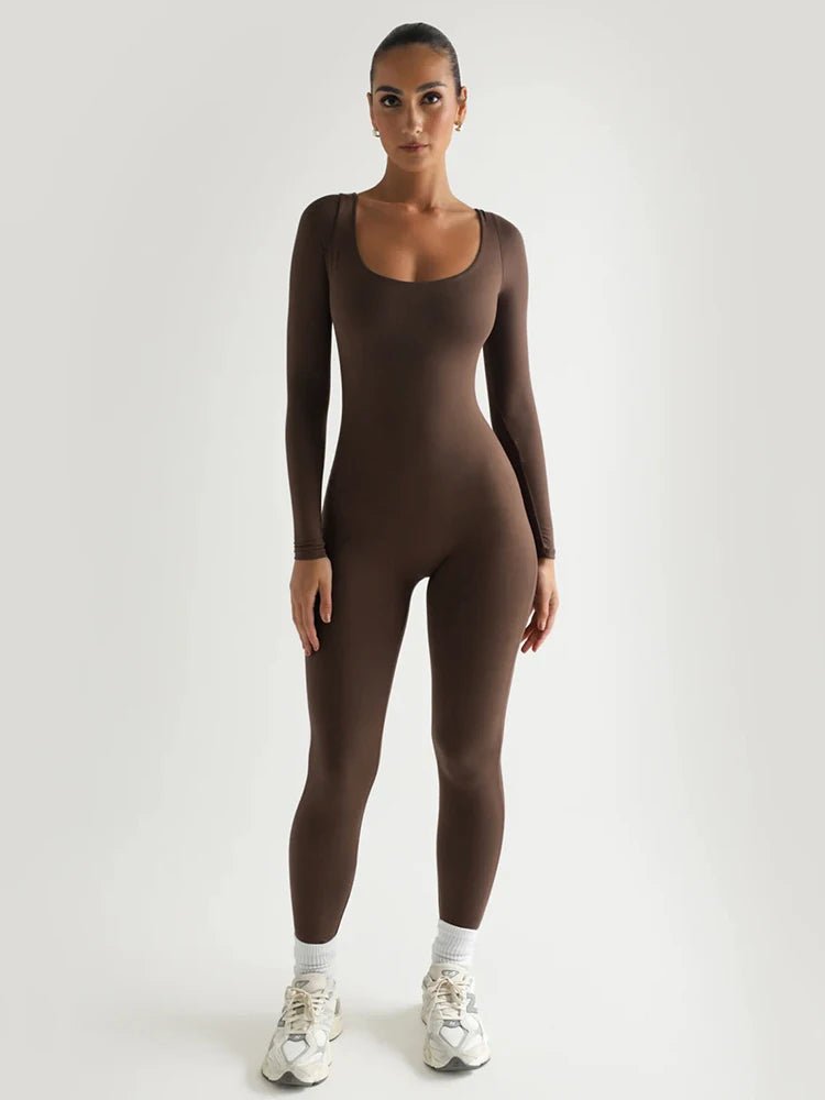Jumpsuit sportiva a maniche lunghe da donna ATREND