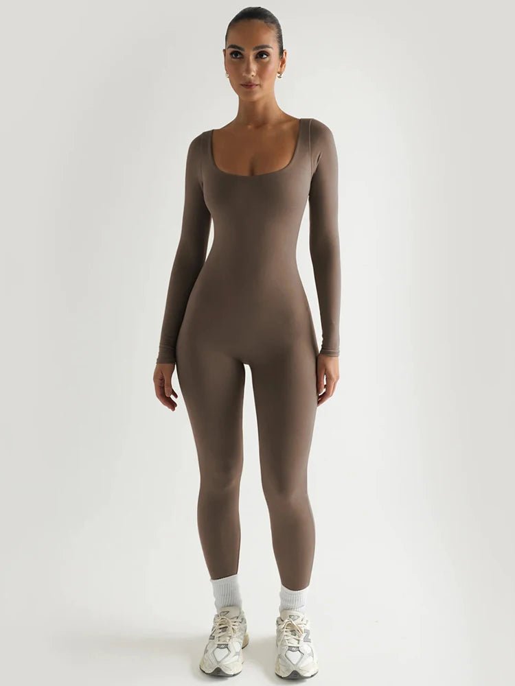 Jumpsuit sportiva a maniche lunghe da donna ATREND