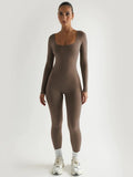 Jumpsuit sportiva a maniche lunghe da donna ATREND