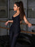 Jumpsuit sportiva aderente patchwork da donna ATREND