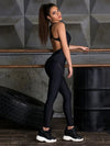 Jumpsuit sportiva aderente patchwork da donna ATREND