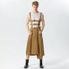 Jumpsuits gonna irregolare con fibbia da uomo ATREND