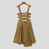 Jumpsuits gonna irregolare con fibbia da uomo ATREND
