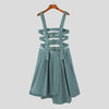 Jumpsuits gonna irregolare con fibbia da uomo ATREND
